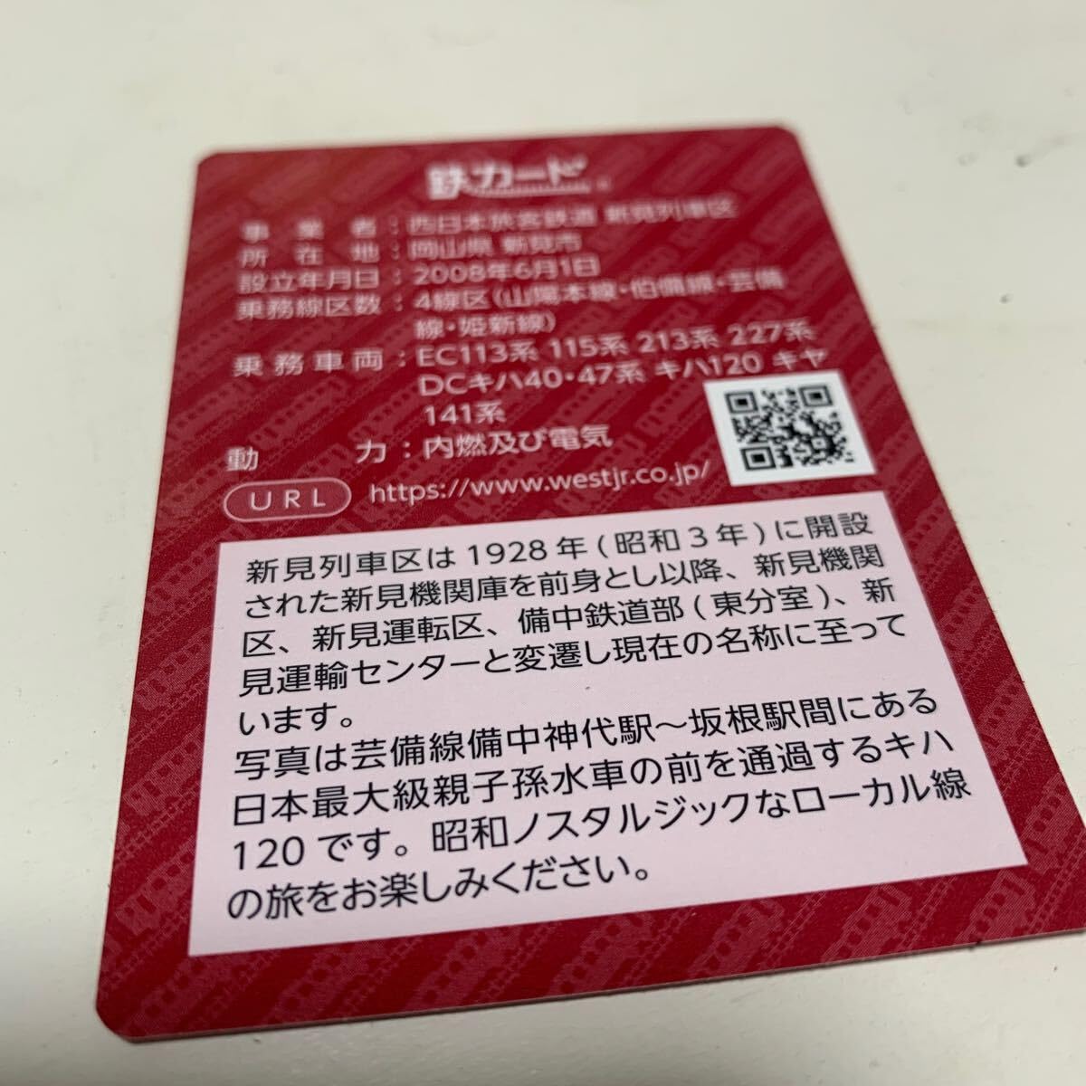 Amazon | 鉄カード JR西日本 電車カード 新見地区連絡会 2000枚